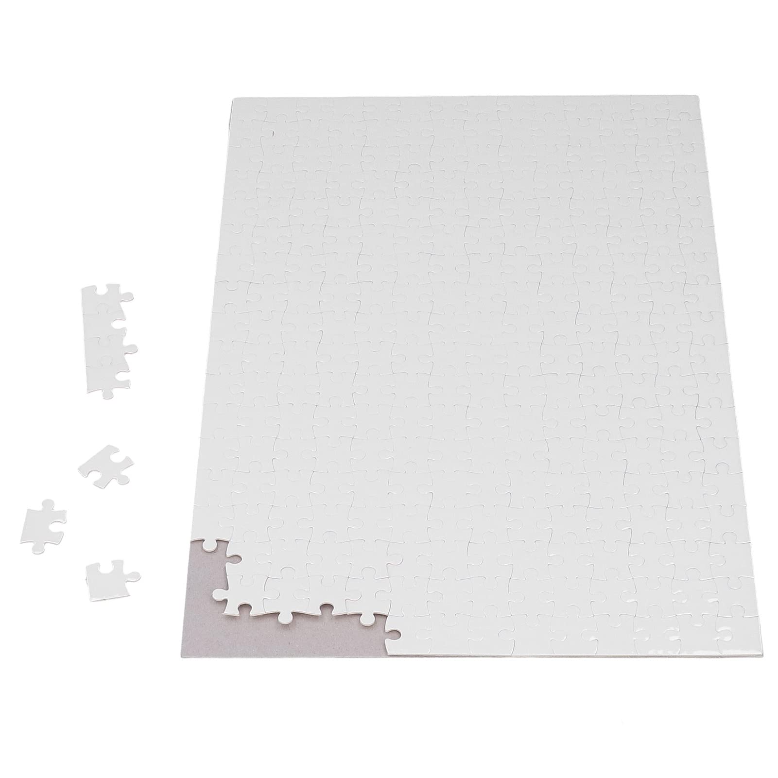 10 Packs Blank Sublimation Puzzles, 252Pcs A3 26x38.5cm, Educative Jigsaw Game for Kids, Personalized Artwork Printing