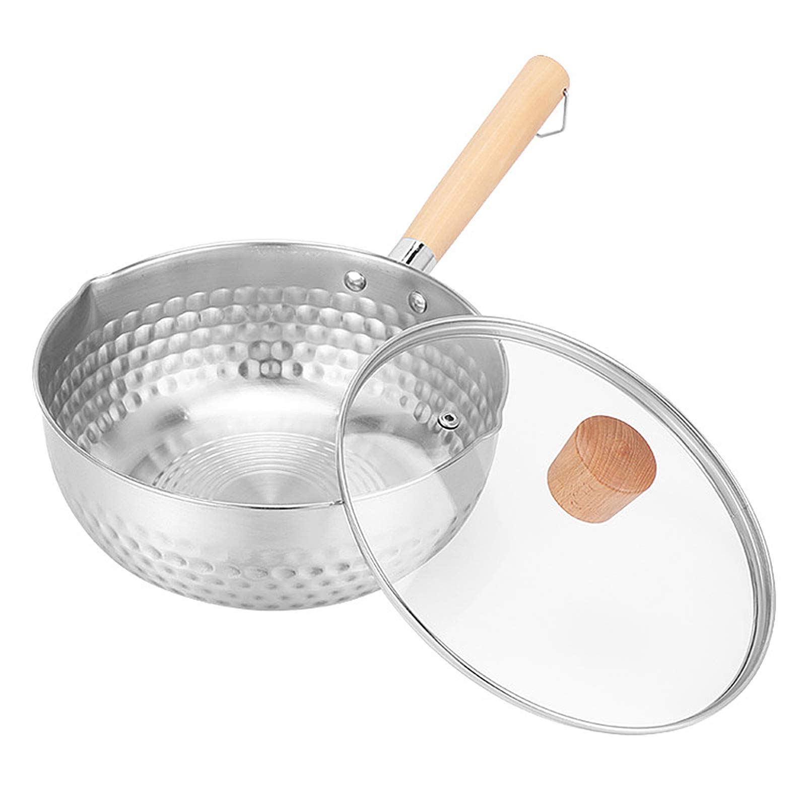 sartén, Cacerola de acero inoxidable, olla tradicional japonesa(22cm/8.7in)