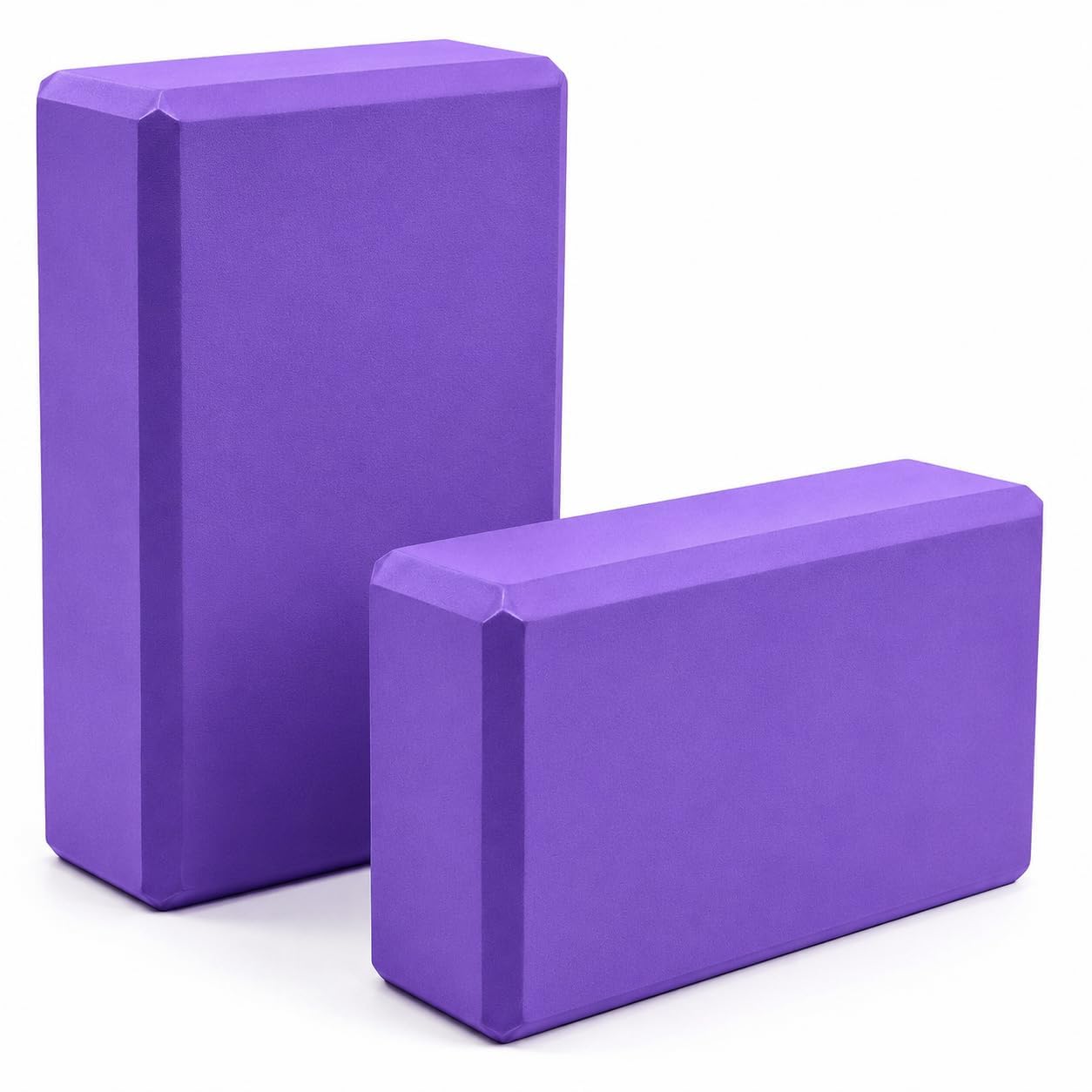 EVA Foam Yoga Blocks Non Slip Lightweight Set of 2 | Yoga & Pilates, Balance Training, Stretching Support, Meditation Use, Home Gym Workout-image-40