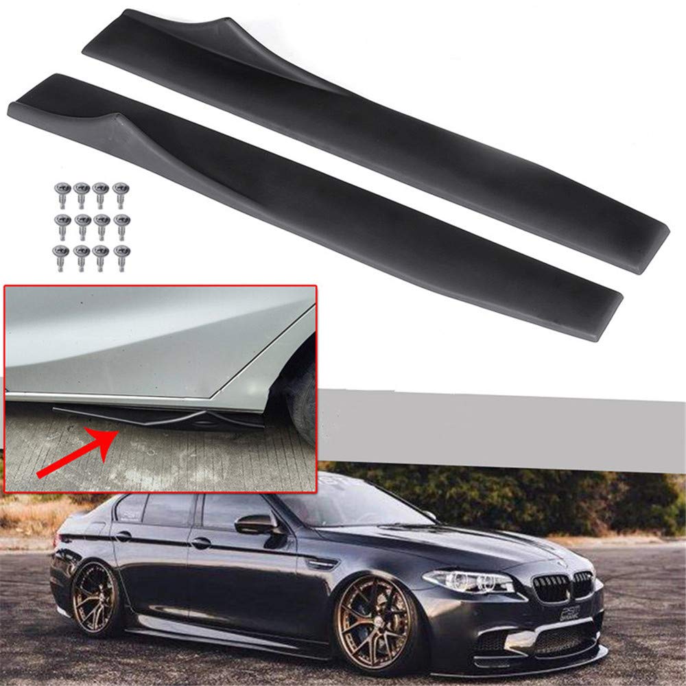RanDal 2 sztuki 88 cm uniwersalny rozgałęźnik do progu bocznego Winglet Wings Canard dyfuzor
