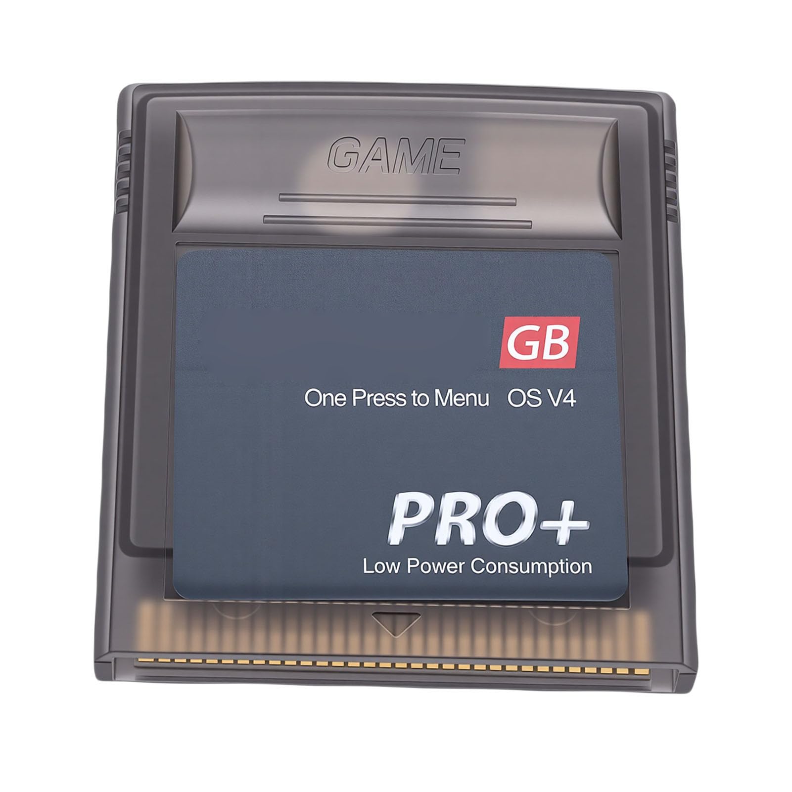 Vikye Cartuccia di Gioco Cartuccia Multigioco 4G con Backup Automatico per Giochi retrò su Gameboy (Grigio Trasparente)