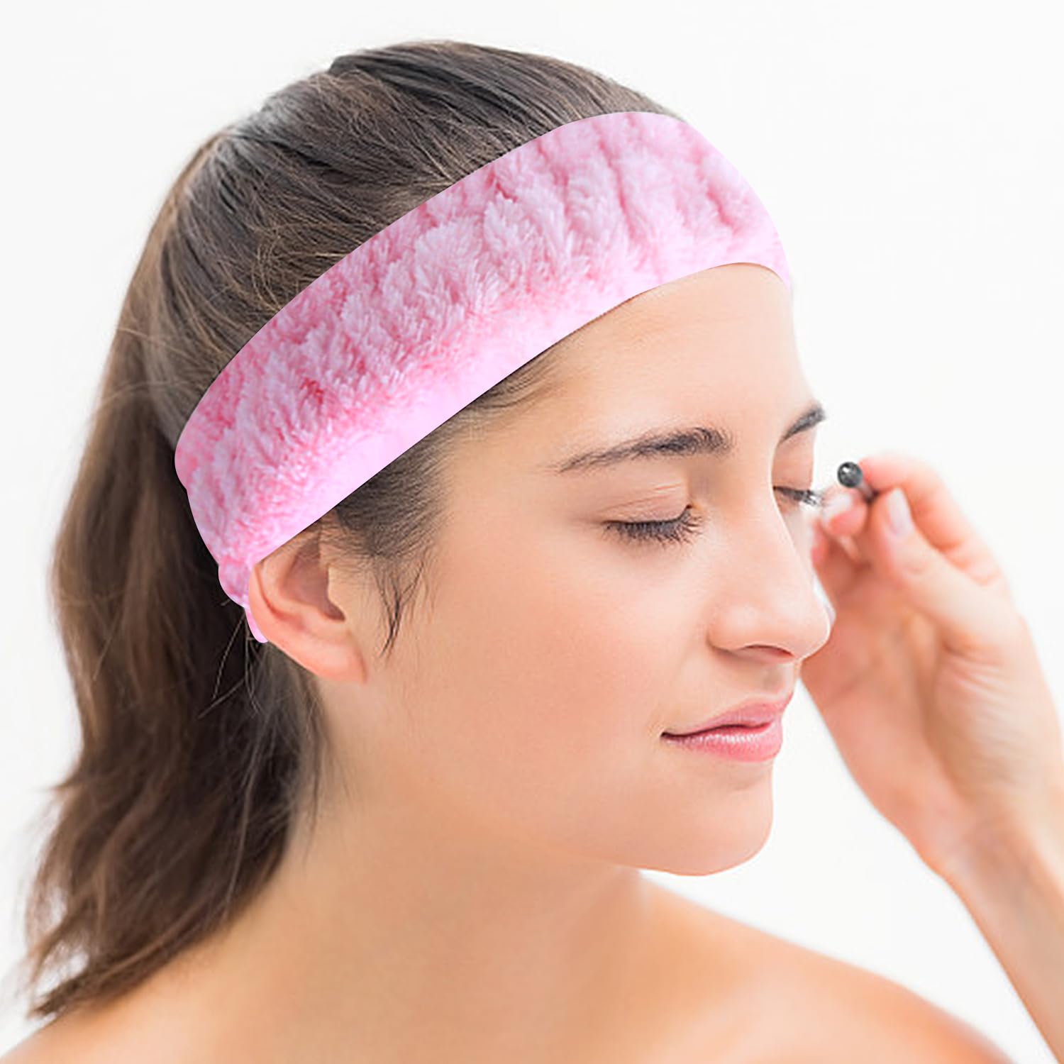 Cerchietto Capelli Nero Largo 4cm - Fascia Minimalista Per Tutti I Tipi Di Capelli - Foto 9