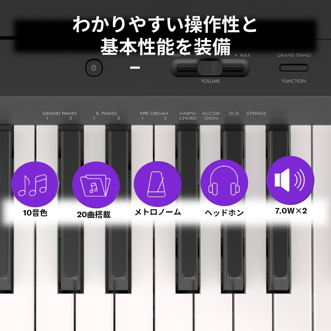 Amazon | ヤマハ(YAMAHA) 電子ピアノ P-145B Pシリーズ 88鍵盤 本格的 