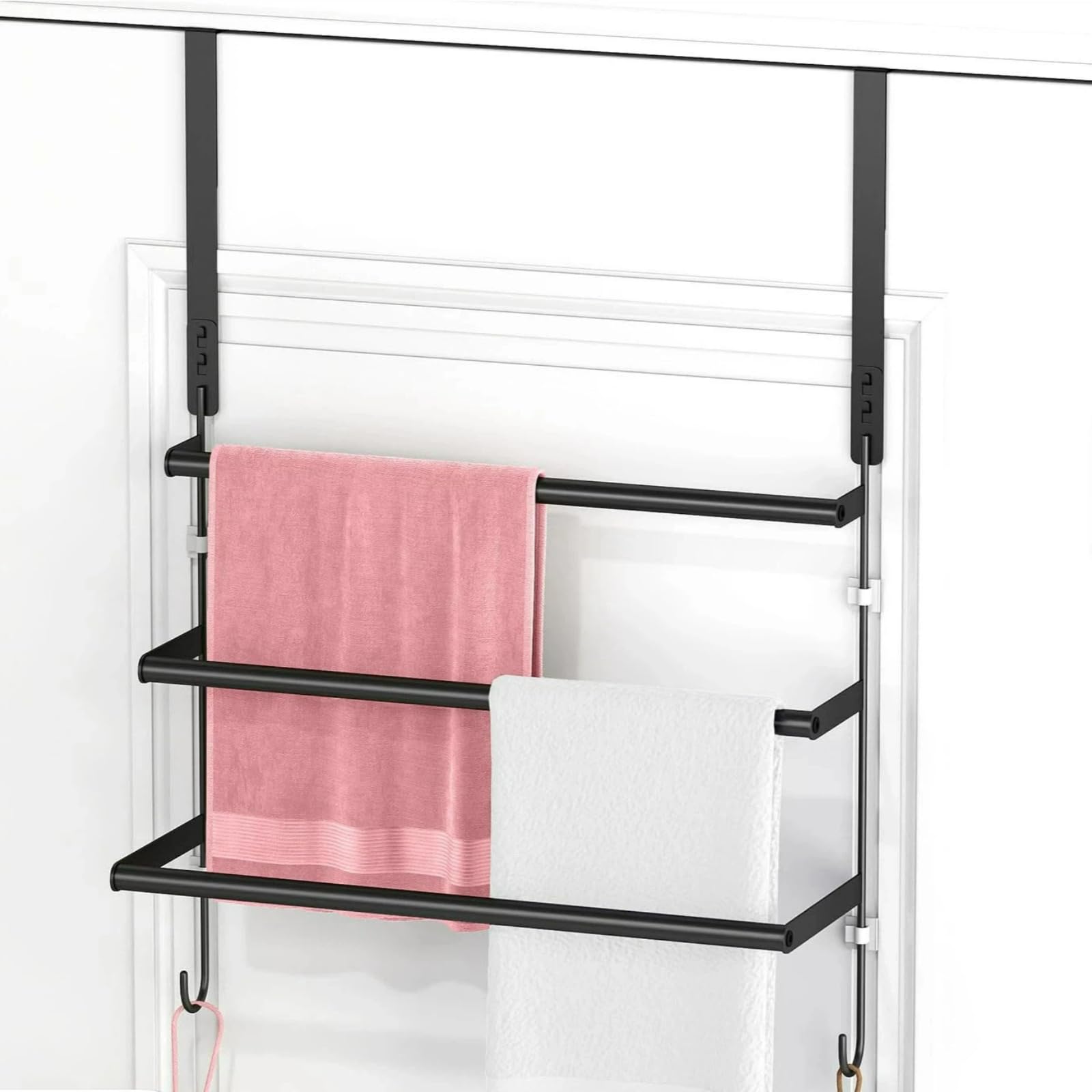 Over-the-Door 3-Tier Towel Rack