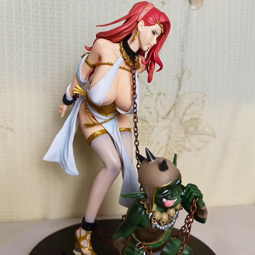 DEXSHUN The Beautiful Queen Captured by Goblin Figur Anime Figuren Queen Pharnelis & Goblin Figur Set Illustration Original Painting Modell PVC Modell Deskto Dekoration Geschenk Sammlerstück 25cm