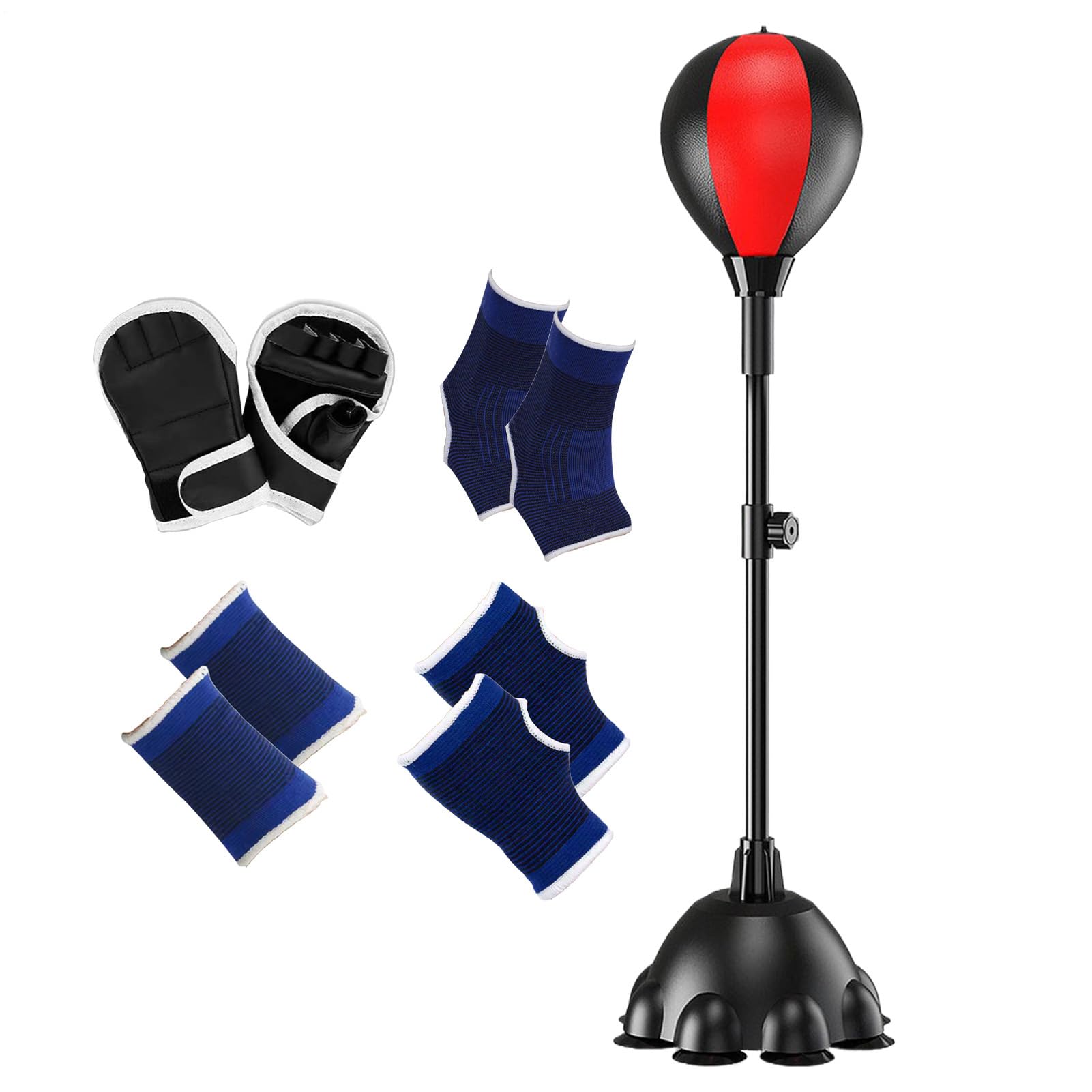 Reflex Tasche - Punchingball Mit Ständer | Reflexball Ziel Reaktionstraining Ausrüstung Für Fitness Draußen Erwachsene Kinder