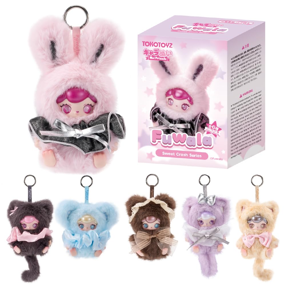 Fuwala Sweet Crash Series Blind Box Plush Figure Single Box Random