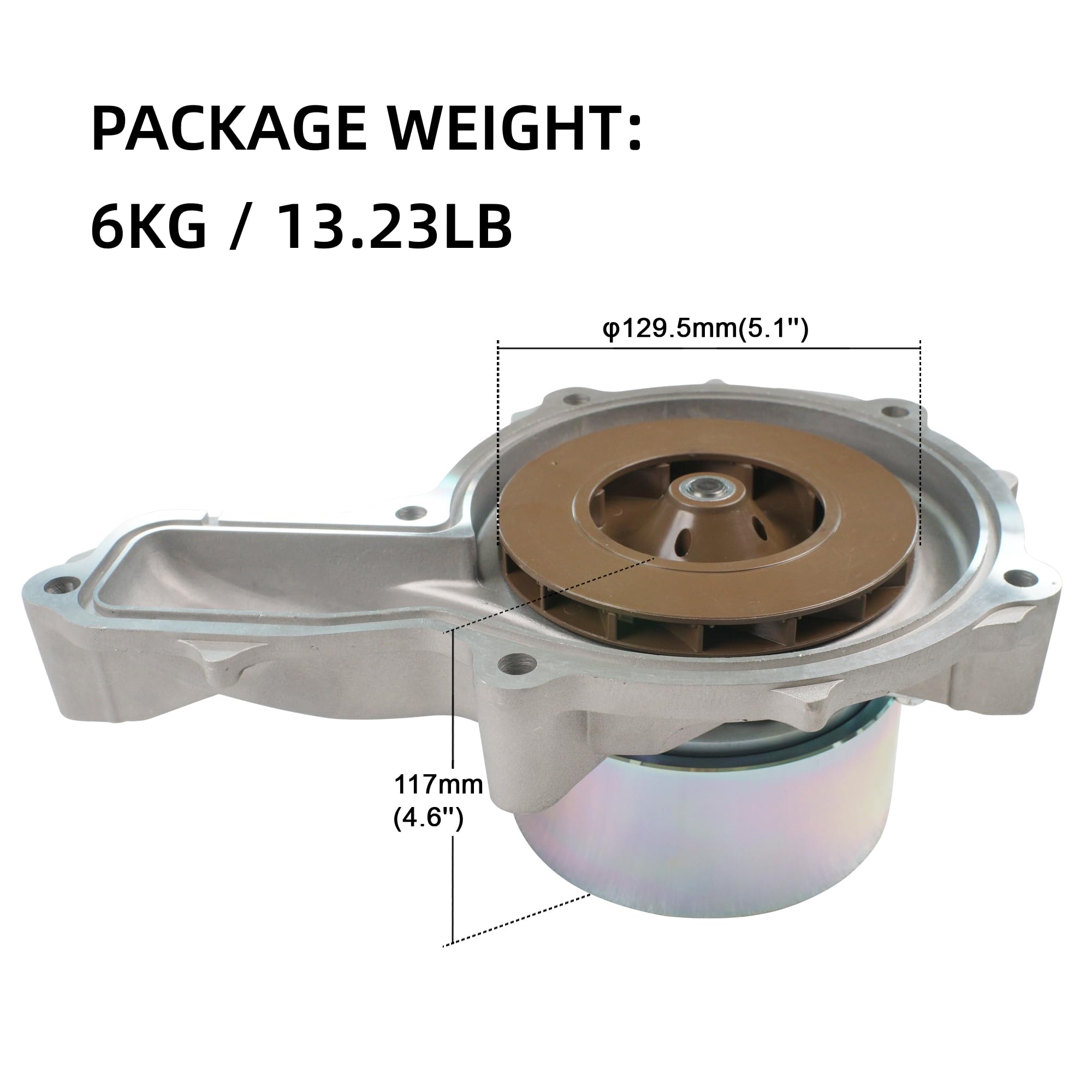 Amazon.com: For Volvo D13 D16 Water Pump OEM 24152057 85151955  