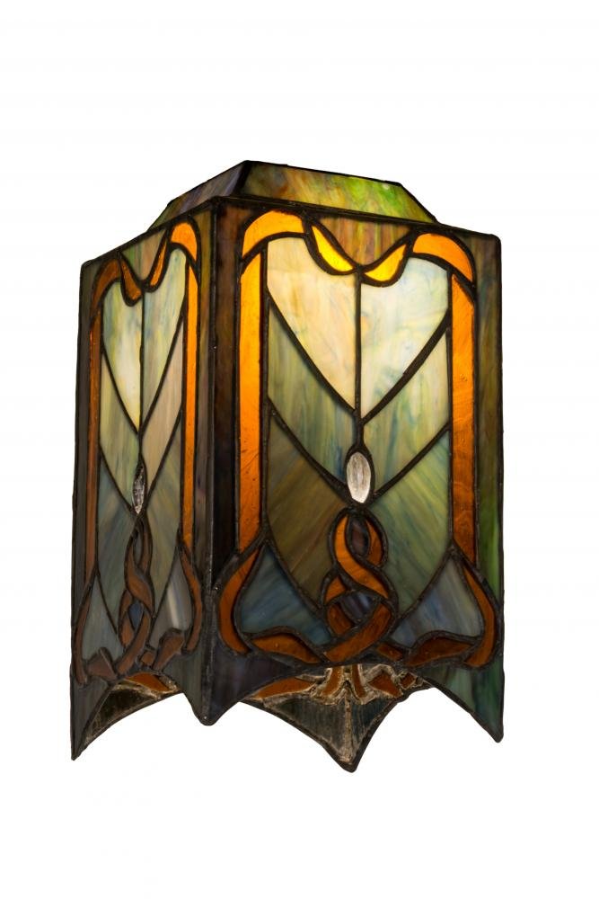 Meyda Tiffany 27845 Lighting, Bronze/Dark (Color blue and green)