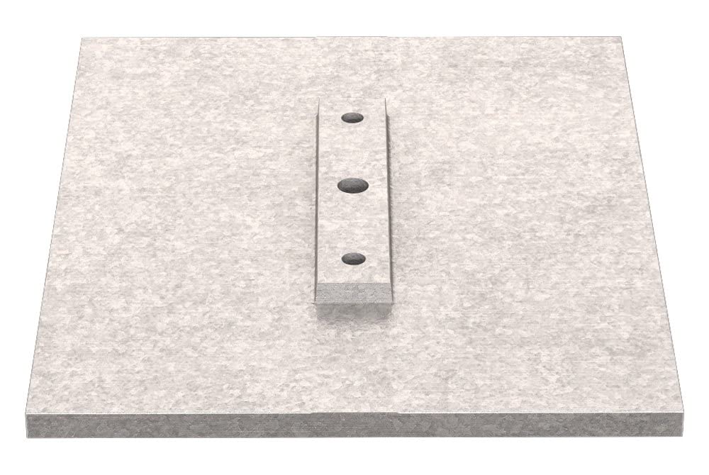 Bon 22-556 Handicap Ramp Walking Tool - 10-inch X 8-inch 2 Hole Mount, Silver - Image 3