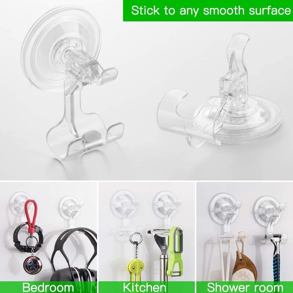 Supporti Per Rasoio Con Ventosa - Set Di 2 Per Doccia E Bagno, Blu E Grigio - Foto 2