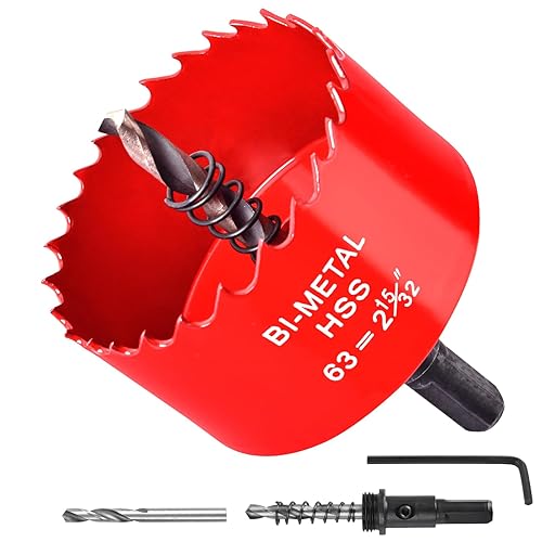 Miniatura 10 de Sierra de agujero de 6-18 pulgadas  6.102 in para madera, tablero de plástico, techo, paneles de yeso y hoja de metal, cortador de agujeros