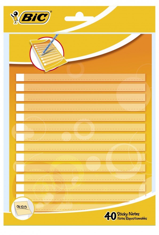 BIC – Quaderni bloc-notes – Note stampate – 150 x 203 mm Bic – 40 note per blocco