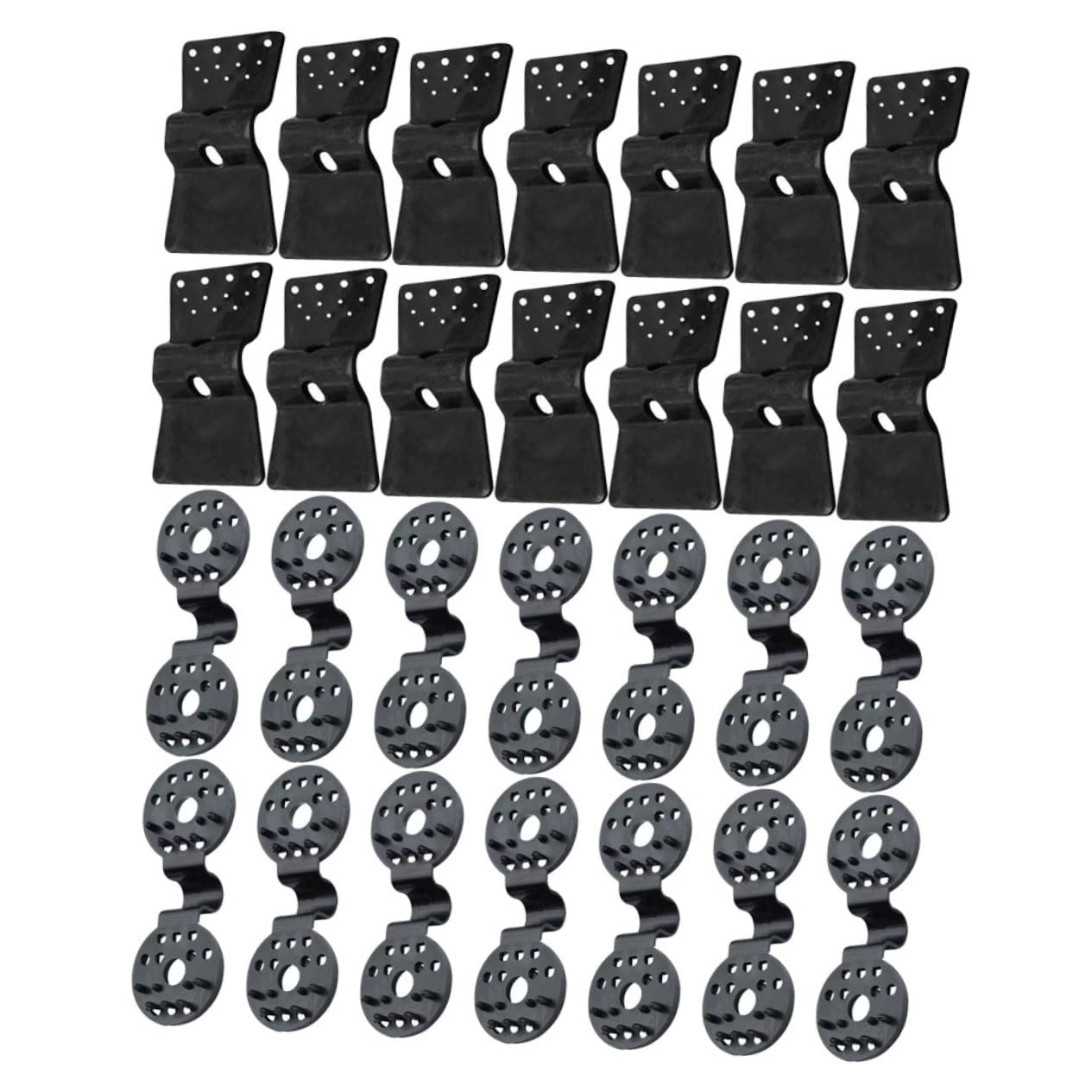 AOMAIGAD Zonnebeschermingsnet clip, 80 stuks plastic netclips, clips voor het verouderen van beschermende doek, schaduwclips, oogschaduw, plastic clips, schaduwdoek, plastic clips, schaduwnet clip bevestiging net clip