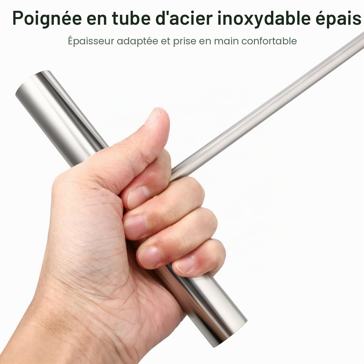 Operitacx Crochet En Acier Inoxydable T 14.5 Pouces Outil De Levage Pour Couvercle De Regard Usage Industriel Entretien Égouts