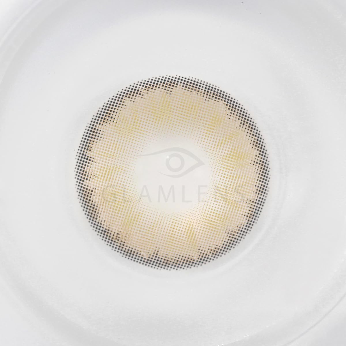 GLAMLENS lentillas de colores marrones Bardolino Brown + contenedor. 1 par (2 piezas) - 90 Días - Sin Graduación - 0.00 dioptrías - blandos - Lentes de contacto marrón de hidrogel de silicona