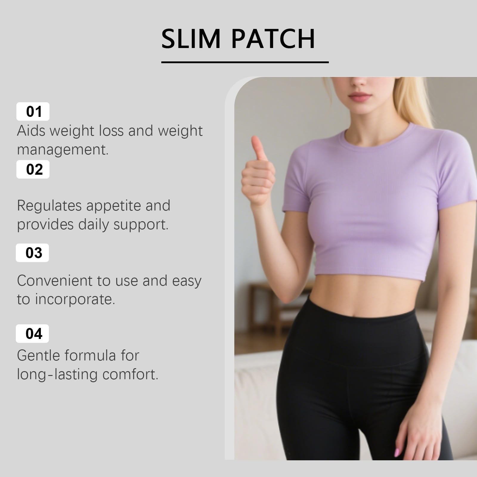 Patch Minceur Naturel, Amincissant Ventre - Brûle-Graisses
