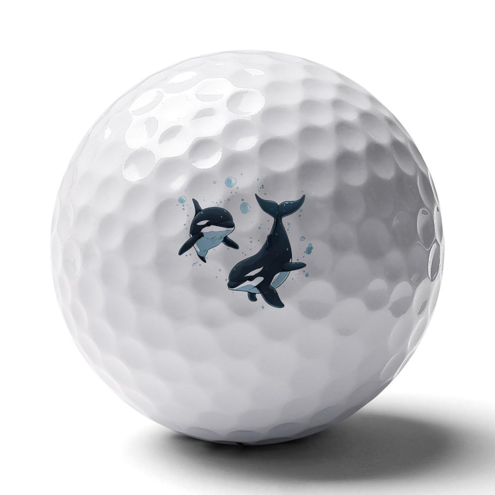 Orca Killer Whales Custom Golf Ball Soft Practice Golf Balls Performance Distance and Speed for Indoor Outdoor