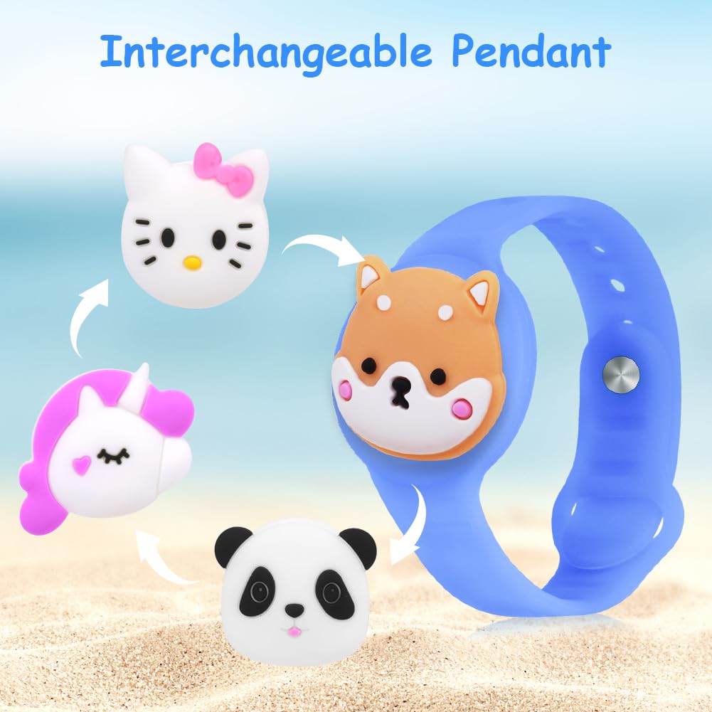 JETech Silicone Coque Pour AirTag 2021 Avec Porte-Clés, Étui Housse De