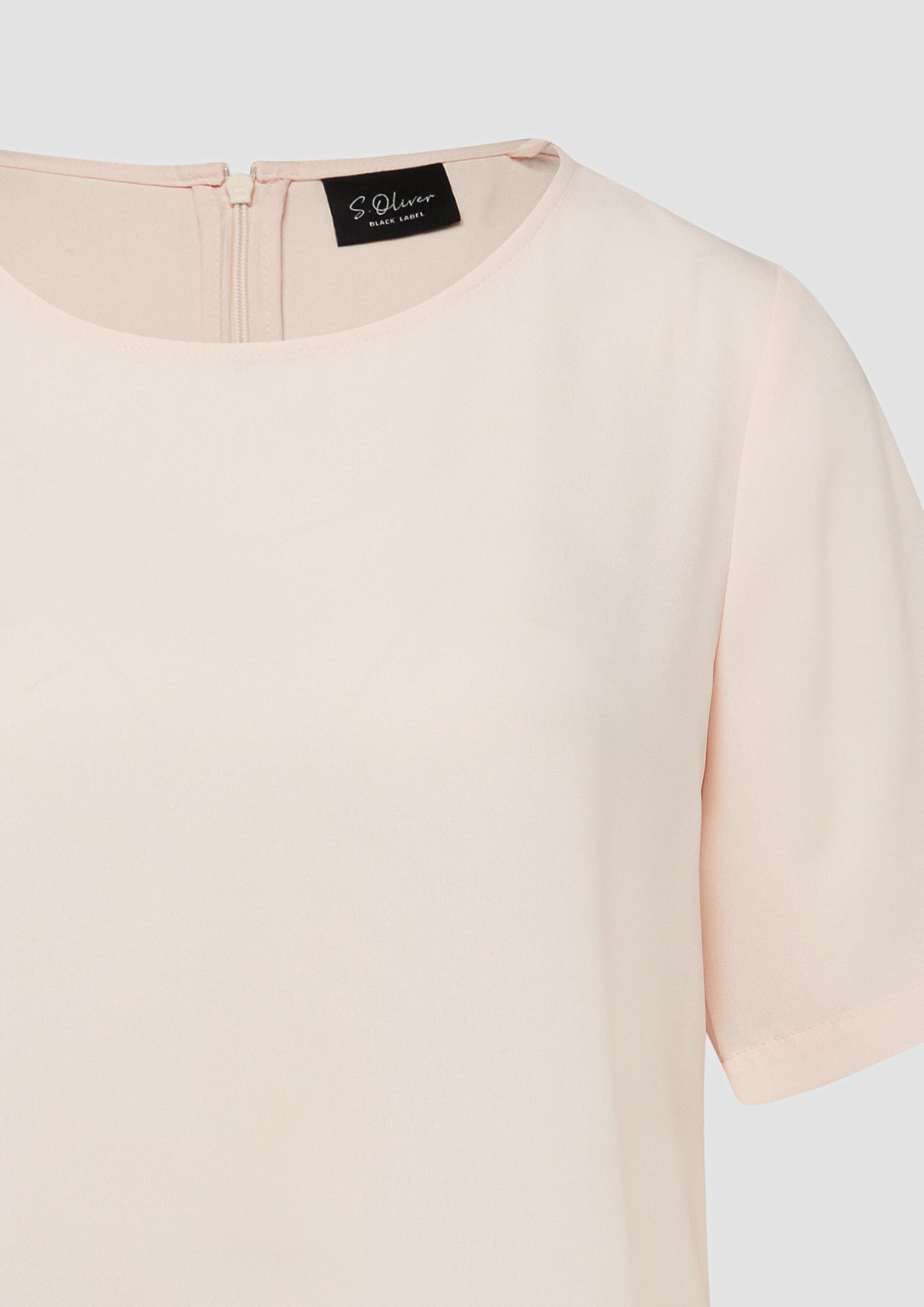 s.Oliver Black Label Damen 2177309 Bluse Kurzarm