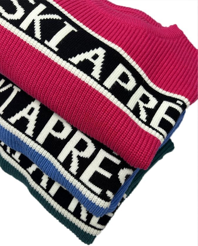Women Sweaters Walf Checks Chunky Apres Ski Sweater Stripe Sleeve Colorblock Casual Print Knitted Pullover Tops - Image 5