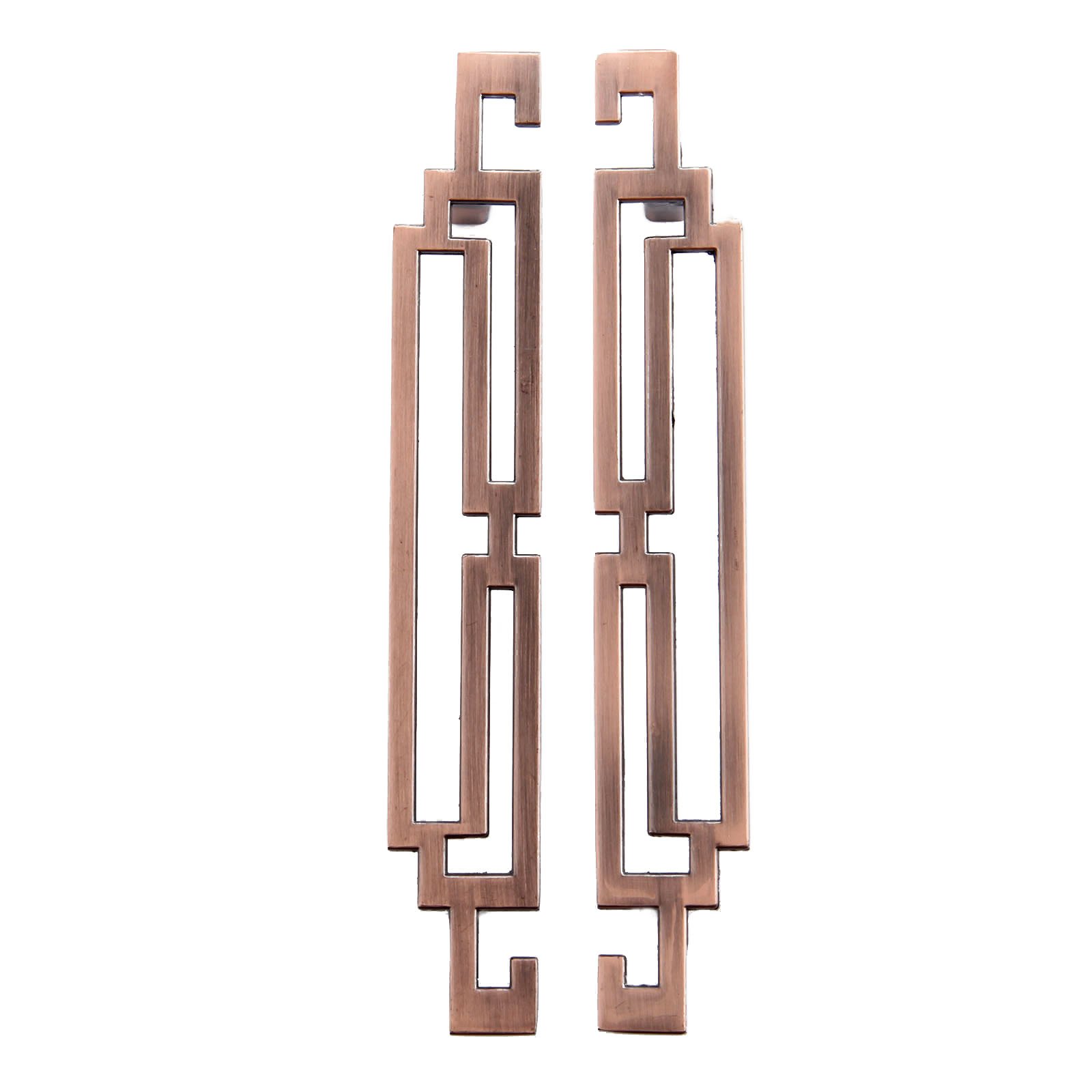 Mgoodoo Red Bronze Vintage Retro Style Handle Kitchen Cabinet Door Handles Drawer Knobs Furniture Hardware (10Pcs, 128Mm )