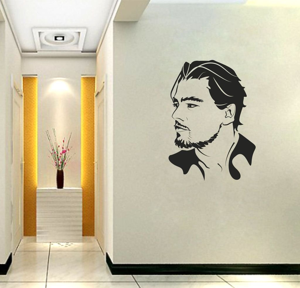 DECOR Kafe Home Decor Leonardo Wall Sticker, Wall Sticker for Bedroom, Wall Art, Wall Poster (PVC Vinyl, 55 X 76 cm)