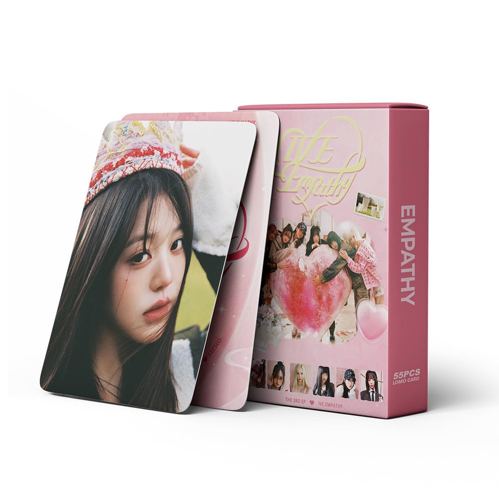 IVE Photocards, 55 sztuk kartek ze zdjęciami IVE, nowy album, koreańskie karty ze zdjęciami gwiazd, must-have dla fanów (C)