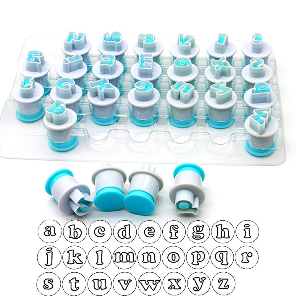 Buy Neepanda Lowercase Alphabet Letter Cookie Cutters, Fondant Biscuit