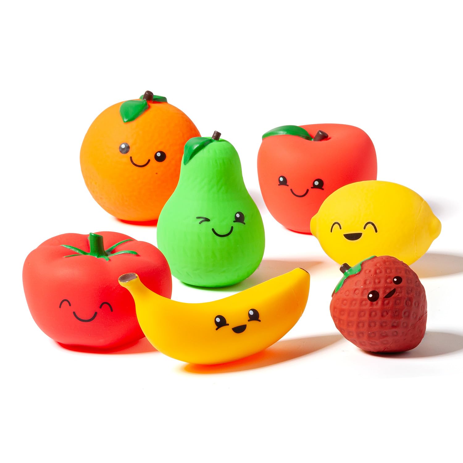MOLTO | Set di Frutta Sensoriale Morbida 7 Pezzi – Giocattolo Educativo per Neonati per la Stimolazione Sensoriale – Giocattoli per Neonati e Bambini Piccoli