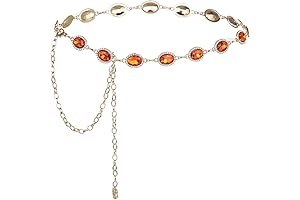 Stunning Glass Diamond Chain Belt for Women's Style