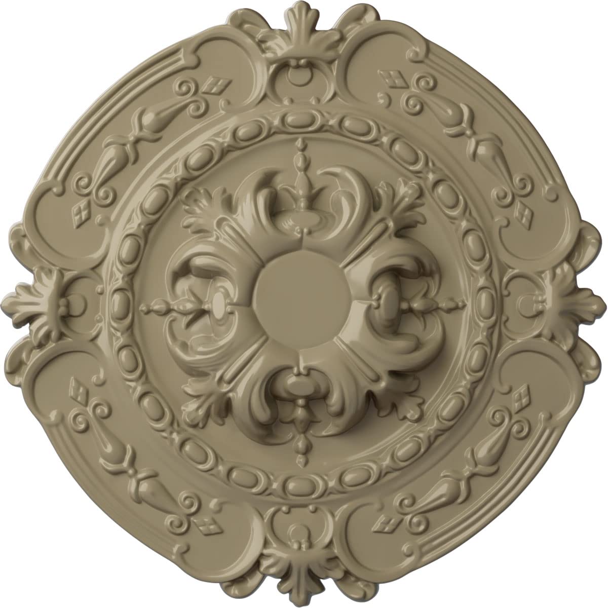 Ekena Millwork CM17SOGDFDecorative Ceiling Medallions Modeled After Original Historical Patterns &amp; Designs, Gobi Desert