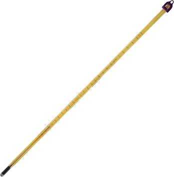 SP Bel-Art, H-B Double-Safe PFA Coated, Liquid-In-Glass Laboratory Thermometer; -10/260C, 76mm Immersion, Environmentally Friendly (B60400-0800)
