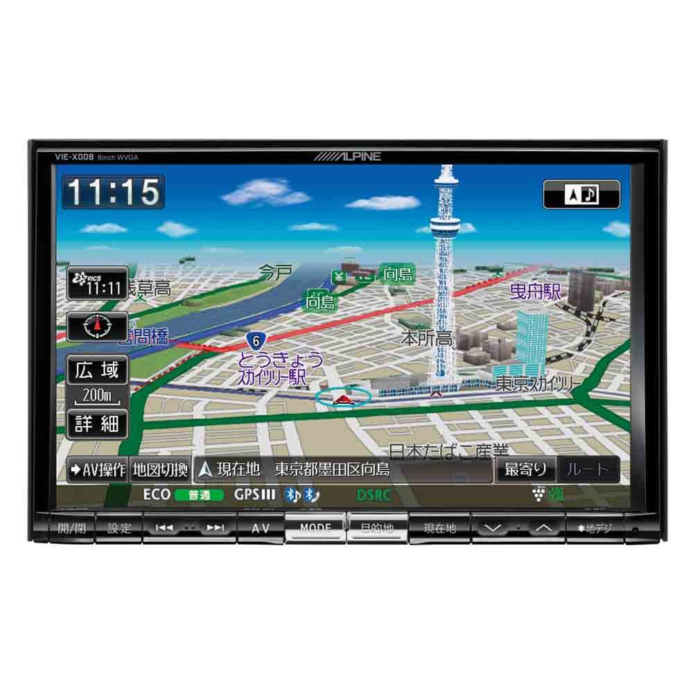 Amazon | アルパイン(ALPINE) アクア専用 SDナビ 8型WVGA液晶地上 