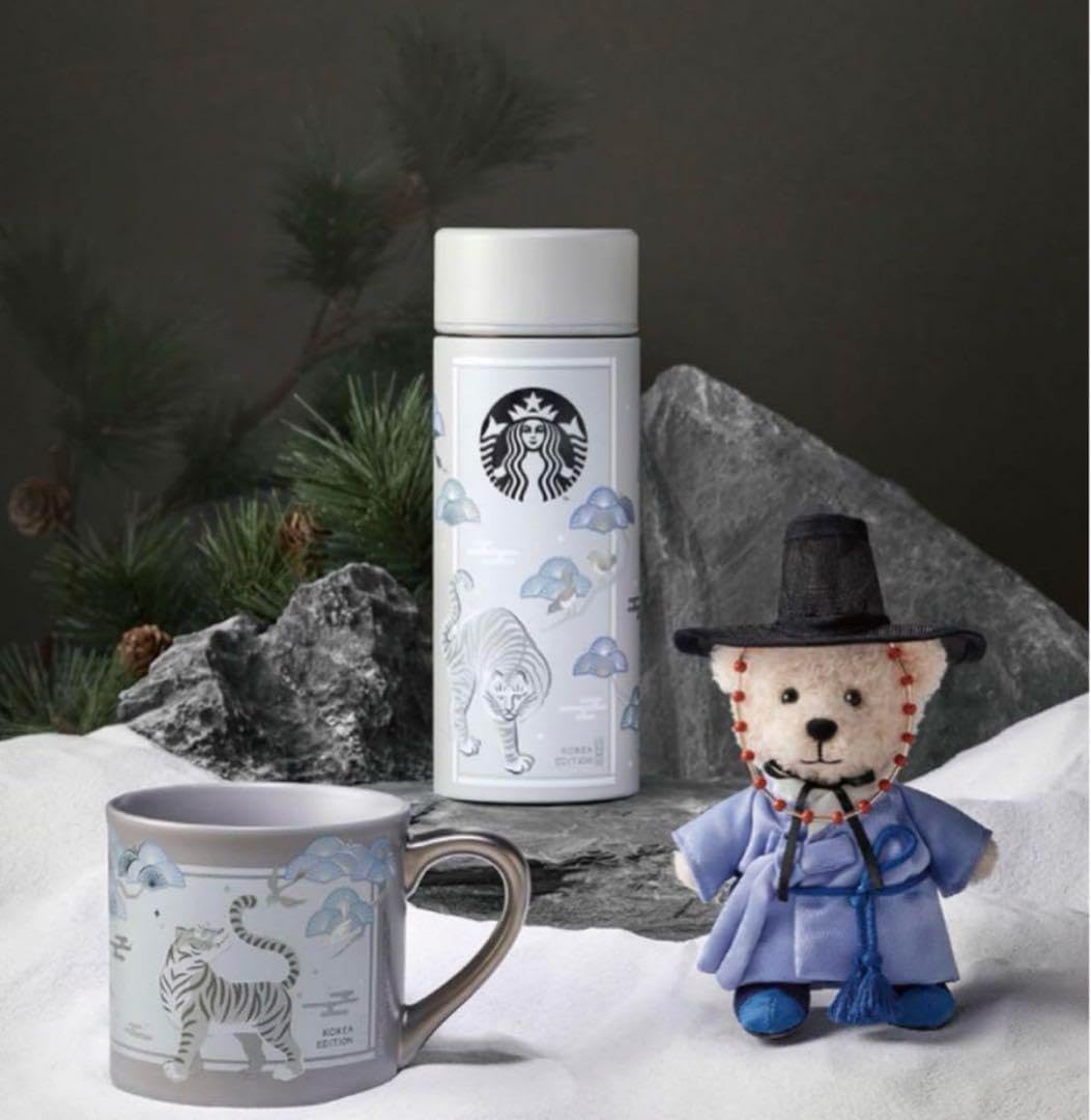 Amazon | 韓国限定 3点セット スタバ タンブラー キーホルダー 