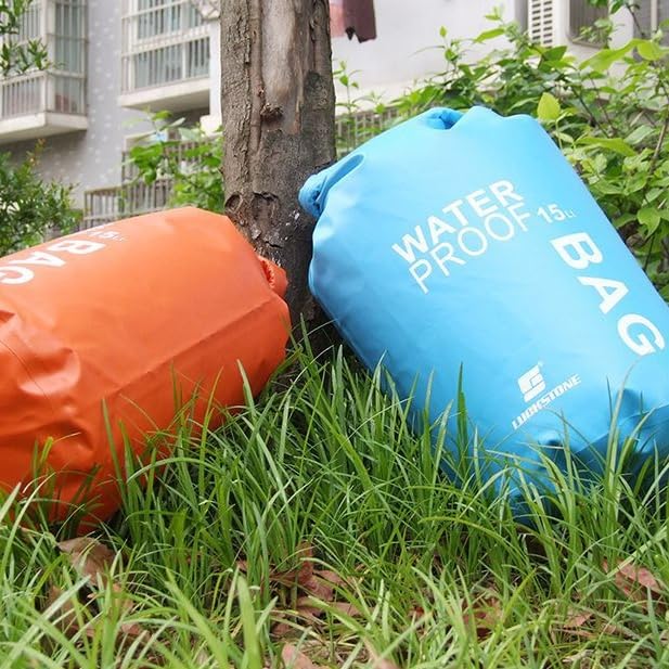 Bolsa seca portátil 1pc, bolsa de almacenamiento exterior espaciosa para navegación, camping y pesca - Azul, 5L miniatura 4