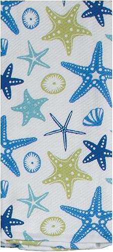 Miniatura 2 de Kay Dee Designs - Paquete de 4 piezas de cocina con estrella de mar, 2 toallas de doble propósito, 1 agarradera y 1 guante de horno