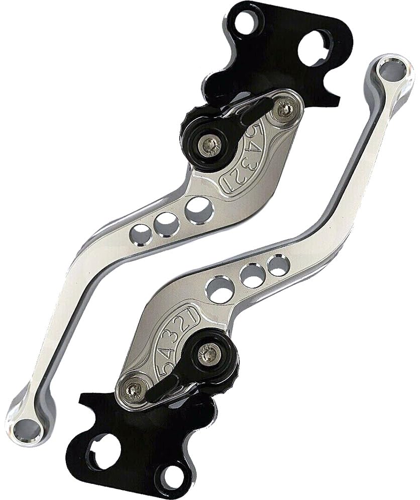 Generico Coppia leve regolabili SPORT freno e frizione - MODELLI FRENO A TAMBURO - P.iaggio 50 125 150 200 Vespa Special L N R Primavera ET3 PX Arcobaleno GT GTR TS - CI0820