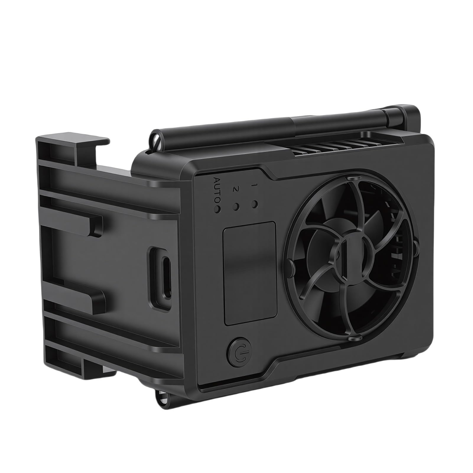 Cryfokt Ventola di Raffreddamento della Fotocamera, Ventola di Raffreddamento Silenziosa Ad Alta velocità a 3 Livelli di velocità, del Radiatore con Supporto con Fibbia Elastica di Ricarica di Tipo