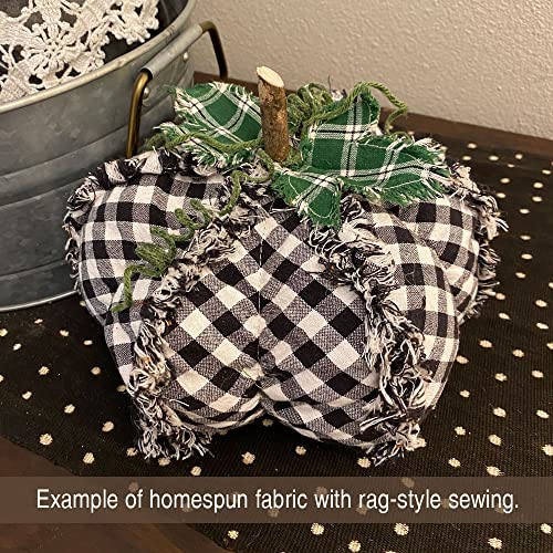 Luxurious White and Black Mini Buffalo Check Cotton Homespun Fabric - Perfect for Crafts and Quilts, Sold by the Yard 7 Luxurious White and Black Mini Buffalo Check Cotton Homespun Fabric - Perfect for Crafts and Quilts, Sold by the Yard - Image 6