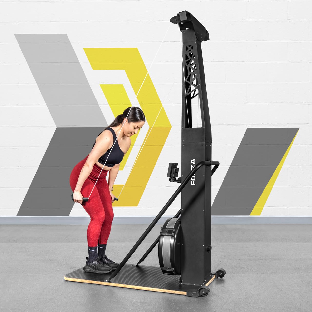FORZA Máquina de ejercicio de esquí - Equipo de entrenamiento cardiovascular y de fuerza de alta intensidad