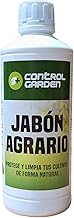 CONTROL GARDEN Agricultural Potassium Soap 1L Plants | 100% Natural Agrarian Potassium Soap for Crops | Insecticide Protection Against Aphid, Red Spider, White Fly | Organic Weed Cleaner (1)
