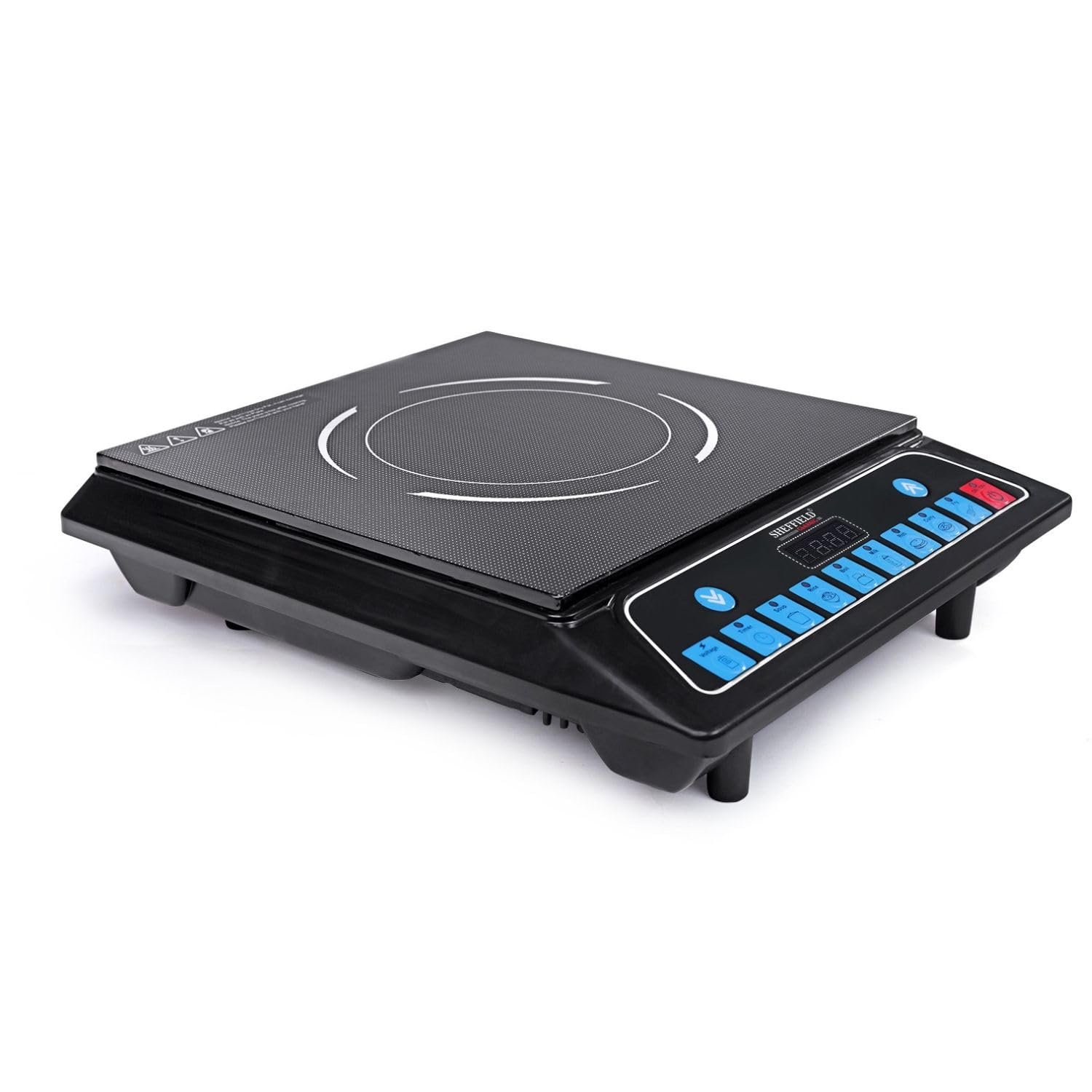 Sheffield Classic 1500W Induction Cooktop with Push Button Control, 7 Preset Cooking Modes, Auto Pan Detection, Fast Heating Portable Electric Stove for Home Kitchen-picture-11