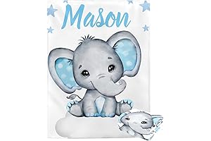 Personalized Elephant Baby Blanket: A Cherished Keepsake for Your Little One