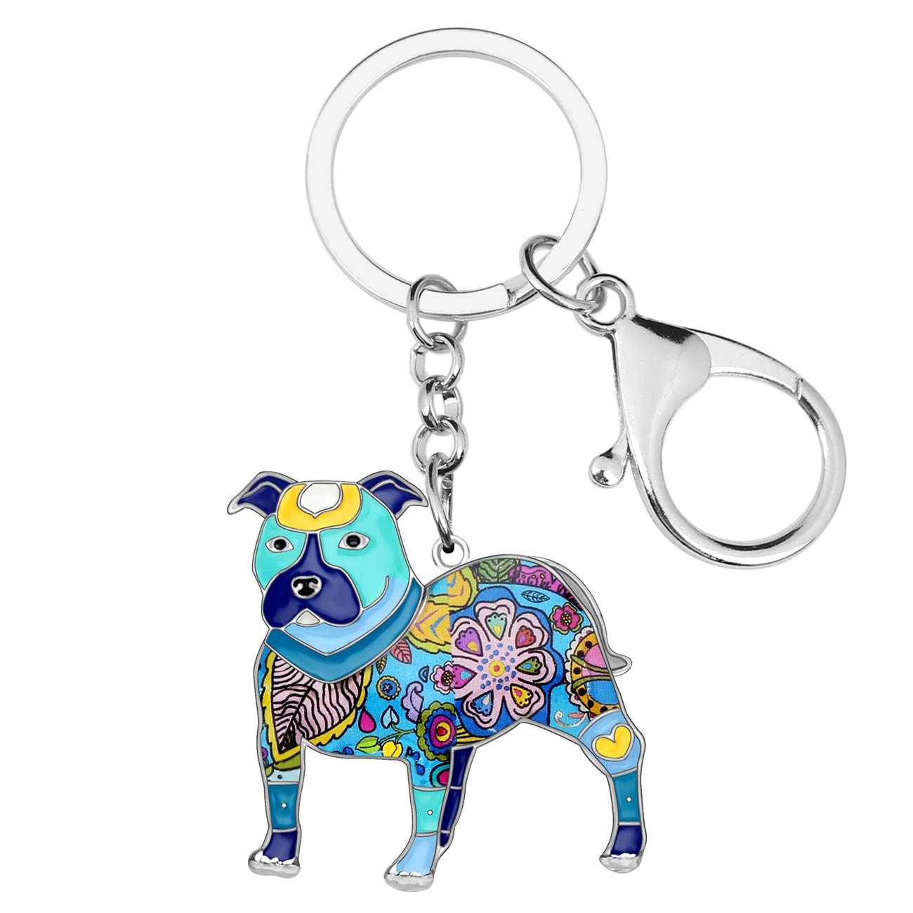 Mignon Jack Russell Chien Porte-Clés Pour Chiot Animaux Porte-Clés Voiture Pour Femme Fille