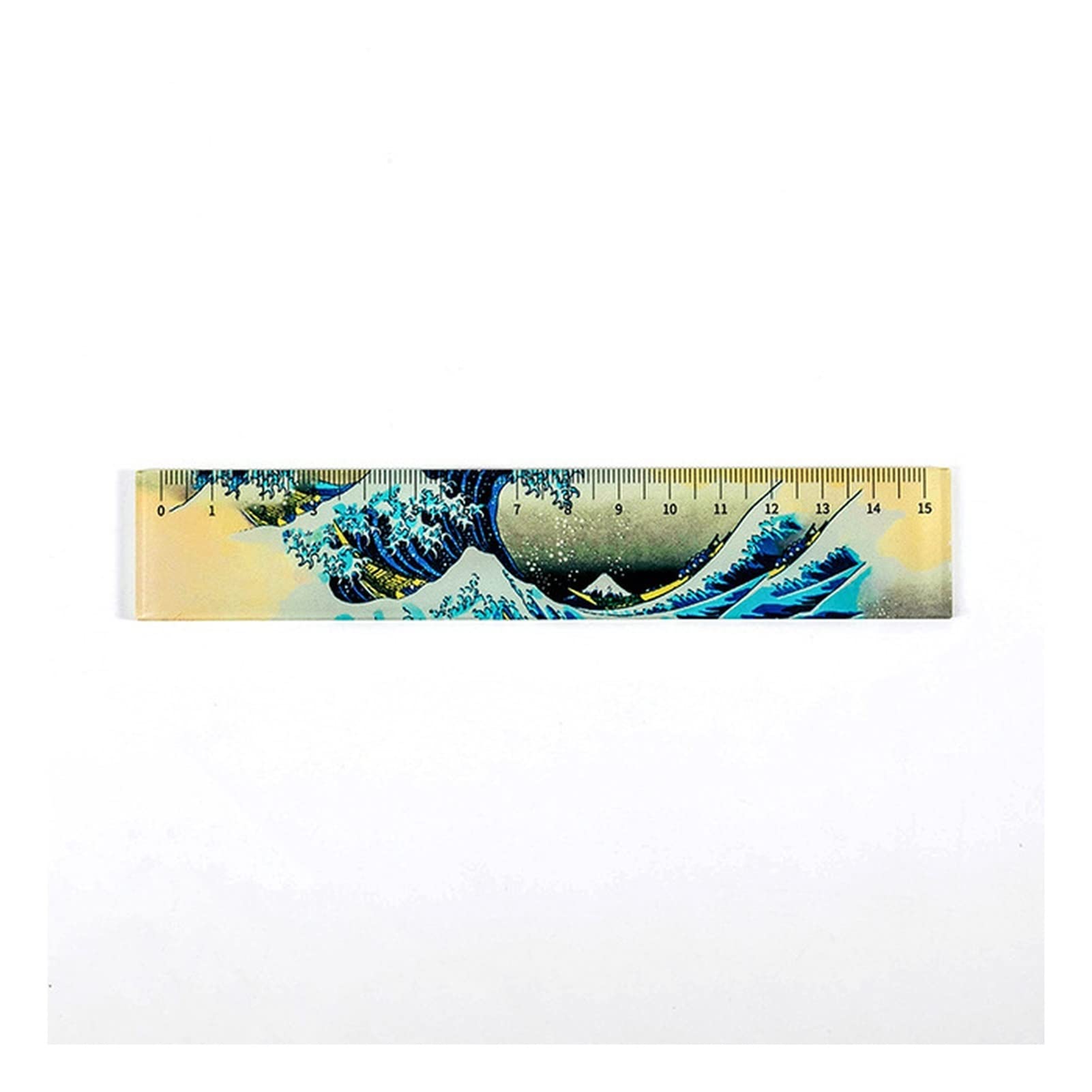 oiujhgCDS Rulers, 15cm Sewing Ruler Kawaii School Accessories Cute Stationery Supplies Drawing Set(3)