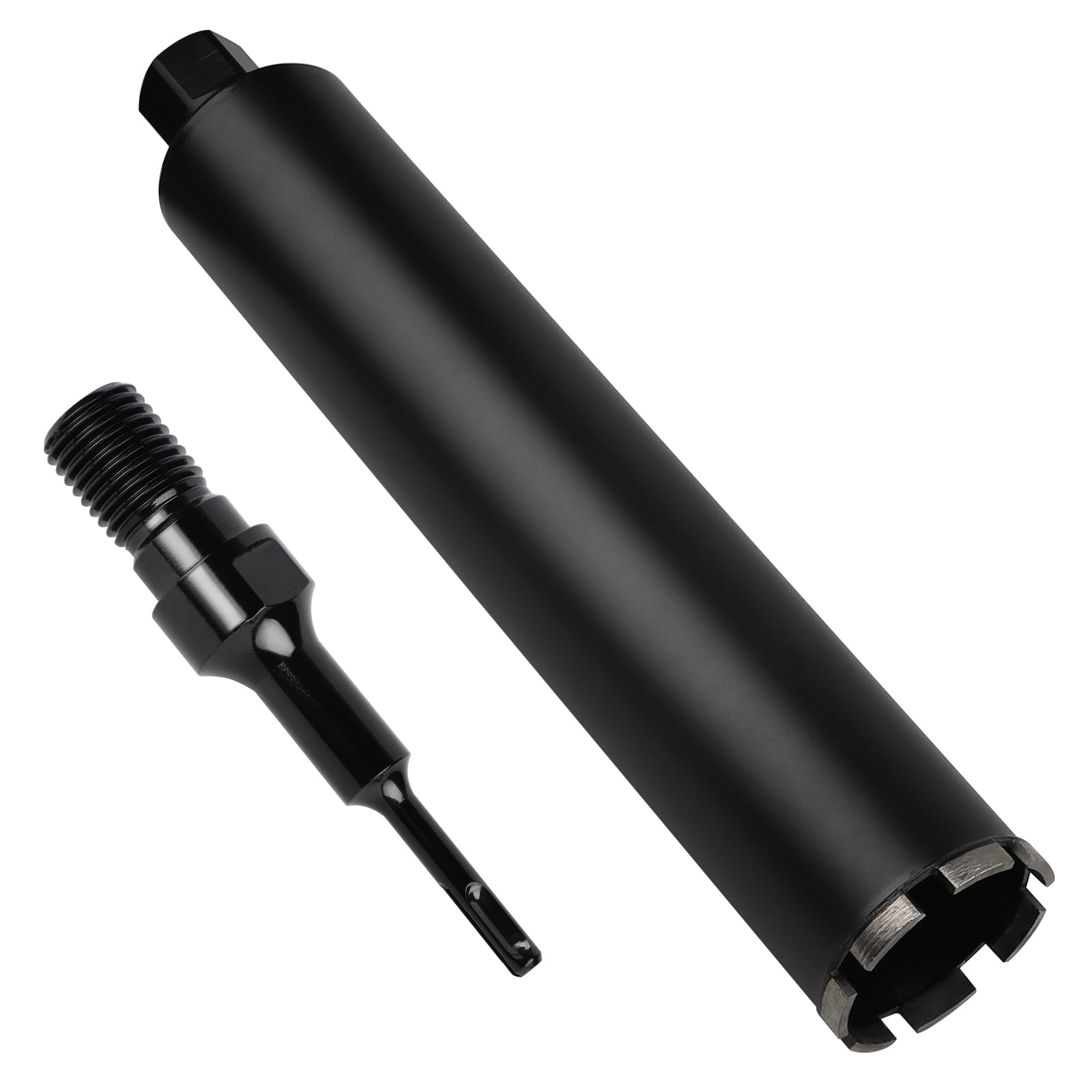 CPROSP Couronne Diamant Ø 82mm 1¼" UNC avec Adaptateur SDS PLUS, L 420mm, Carotteuse pour le Carottage Dans le Béton, le Béton Armé, la Maçonnerie et la Pierre