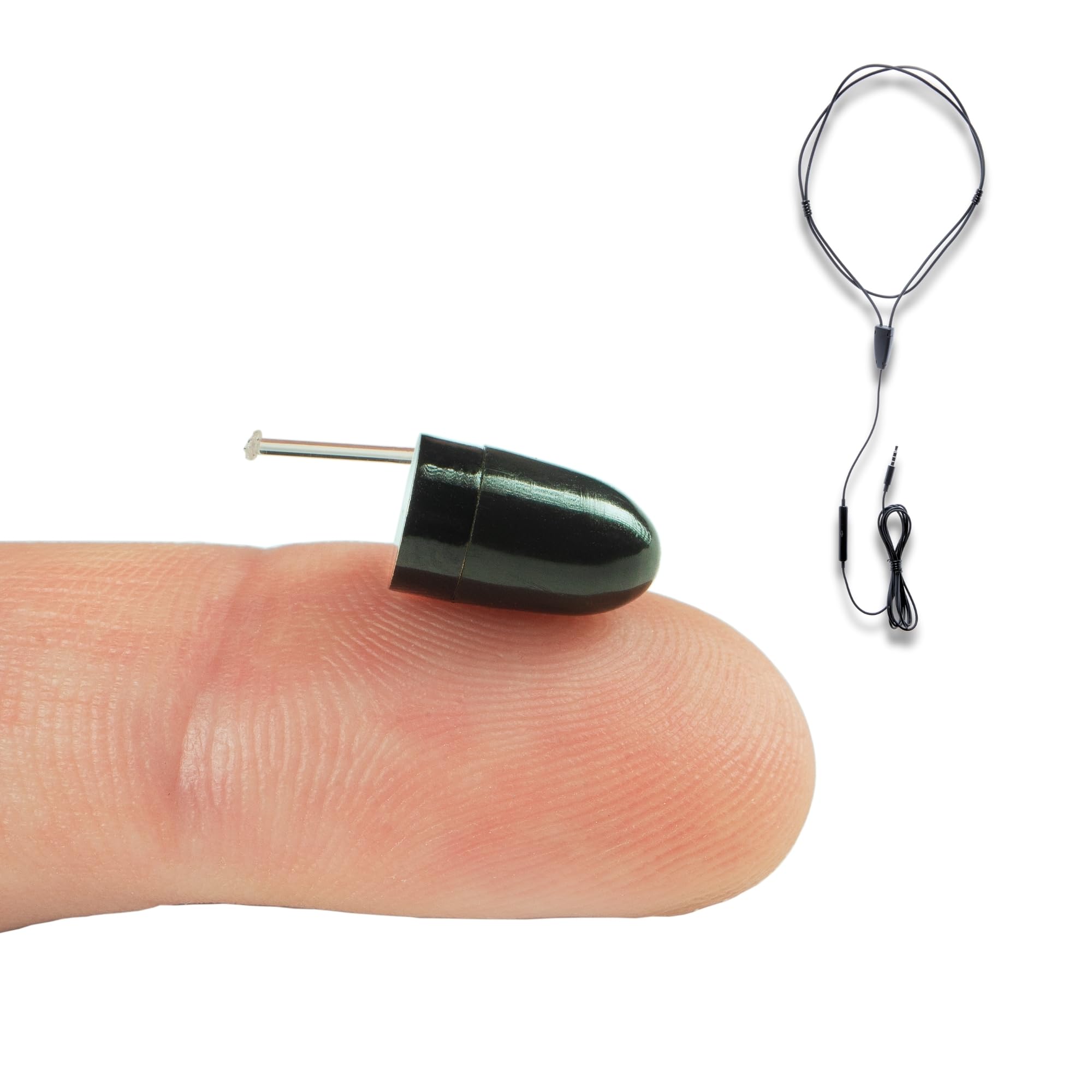 PingaOculto Spy Earpiece Wireless Earphones Invisible Hidden Mini Headset Exam Phone with Microphone - Secret Earphone Micro Listening Device Hearing in Ear Cheating (Spy Earpiece Vip Pro UltraMini)