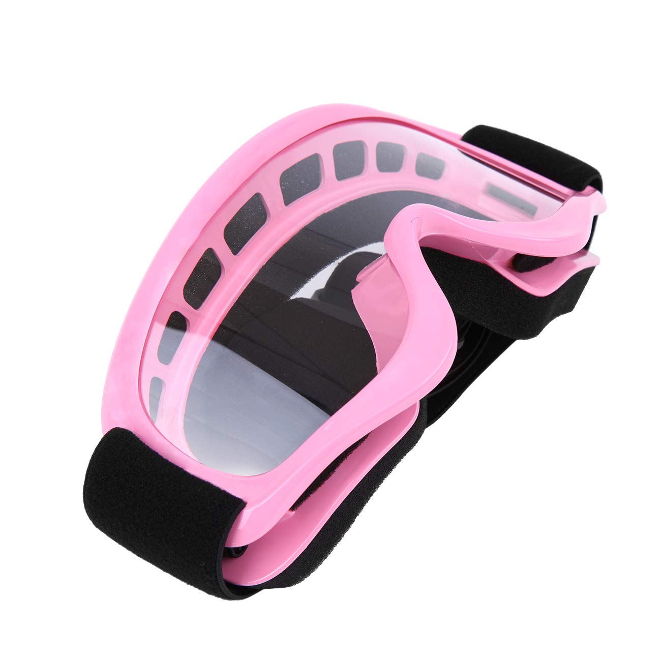 Samger Dot Enfant Casque Hors-Route Casque Motocross Dirt Bike Casque de Moto avec Gants+Lunettes(Blanc,L) | Dirt Bike Casque de Moto