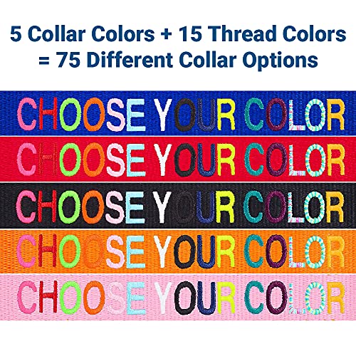 Gotags personalized cat collars with breakaway safety release buckle, custom embroidered cat collar with pet name and phone number, adjustable nylon id collar with bell for cat or kitten 5 Gotags personalized cat collars with breakaway safety release buckle, custom embroidered cat collar with pet name and phone number, adjustable nylon id collar with bell for cat or kitten - image 6